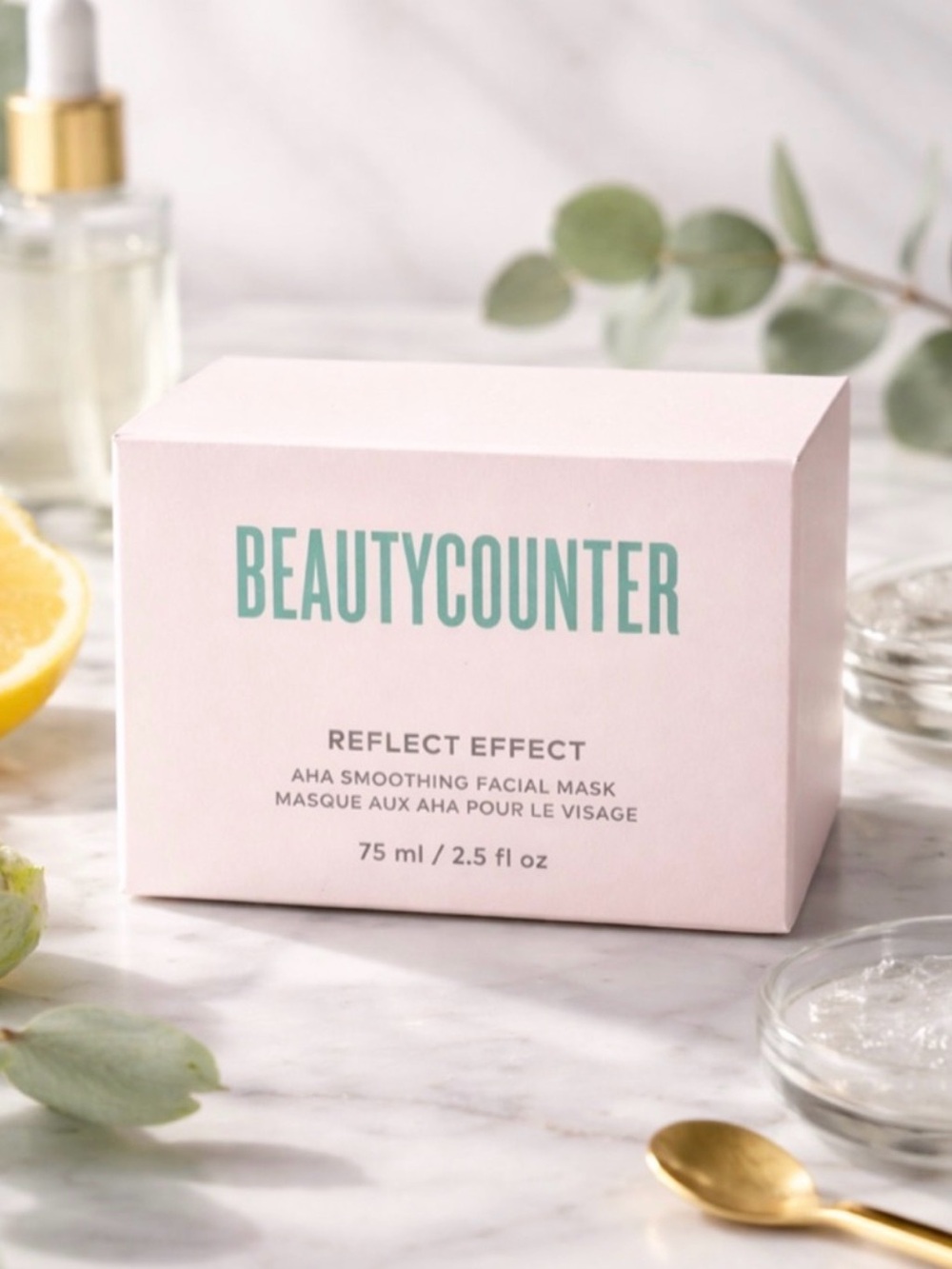 Beautycounter Reflect Effect Smoothing Facial Mask Full Size  2.5 oz